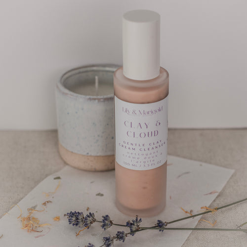 Clay & Cloud - Gentle Clay Cream Cleanser for Sensitive Skin